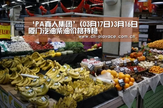 ‘PA真人集团’(03月17日)3月16日厦门汽油柴油价格持稳(图1) PA真人官网